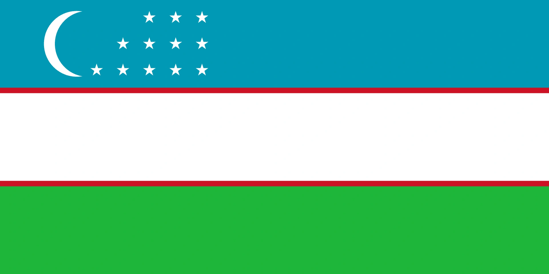 флаг Узбекистана